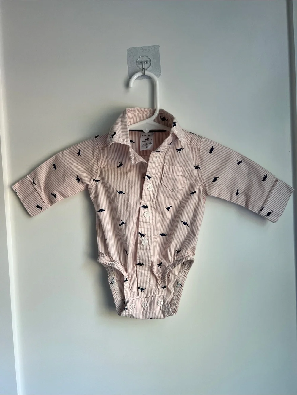 Carter’s Dinosaur Button-Up Bodysuit | Newborn
